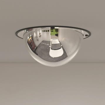 vidaXL Verkeersspiegel met volledige koepel Ø40 cm acryl, Verzenden, Nieuw