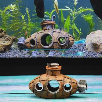 Decoratieve Onderzeeër voor Aquarium - Schuilplaats voor Vis, Verzenden, Nieuw