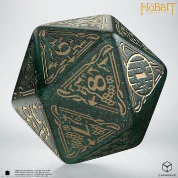 (Pre-order) The Hobbit Spindown Jumbo Die Verdant TCG D20, Verzenden, Zo goed als nieuw