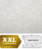 EDEM 9009-20 Uni kleuren behang glanzend wit 10,65 m2, Huis en Inrichting, Stoffering | Behang, Verzenden
