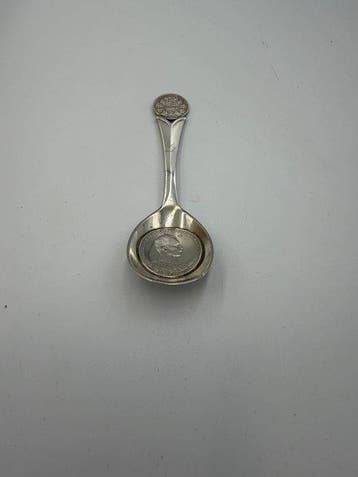 Lepel - .830 zilver - Nikkelzilver-souvenir