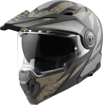 Bogotto FG-102 Safari Fiberglas Enduro Helm Zwart Grijs, XXL, Nieuw met kaartje, Overige merken, Heren