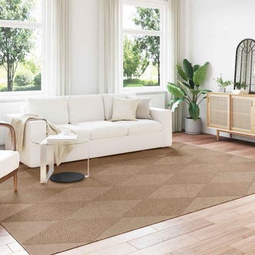 vidaXL Vloerkleden Rechthoekig AGIRA Naturel 340 x 240 cm, Verzenden, Nieuw, Bruin