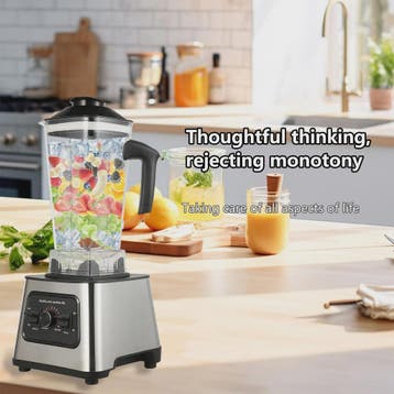 Professionele 2-in-1 Blender: 800W, 27000RPM, 2L+0.5L Dubbel, Witgoed en Apparatuur, Verzenden, Nieuw