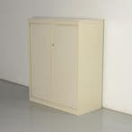 Drentea roldeurkast, creme, 138 x 120 cm, incl. 2 legborden, Ophalen of Verzenden, Nieuw