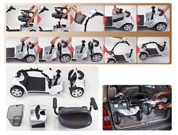 Scootmobiel Kymco Mini LS Comfort+ Zwart geveerd, Diversen, Brommobielen en Scootmobielen, Ophalen of Verzenden, Nieuw, Kymco