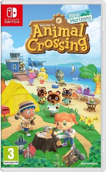 Animal Crossing: New Horizons Switch Morgen in huis!, 1 speler, Ophalen of Verzenden, Zo goed als nieuw, Vanaf 3 jaar