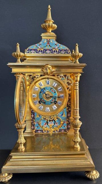 Pendule - - Verguld messing - 1850-1900
