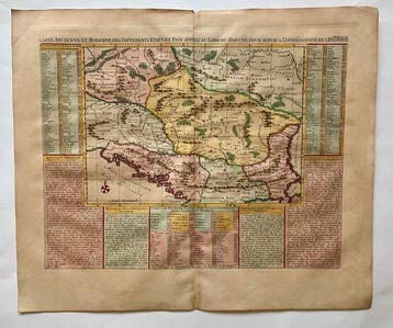 The Balkans - De Donau; H. Chatelain - Carte ancienne et, Boeken, Nieuw
