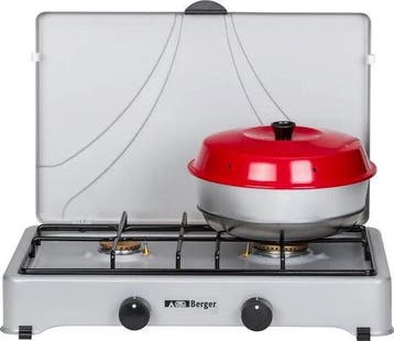 Omnia Camping oven Aluminium Rood - Gebruikt Default Title, Ophalen of Verzenden, Nieuw
