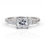 Ring - 18 karaat Witgoud - 1.48ct. tw. Diamant (Natuurlijk), Nieuw