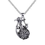 Fako Bijoux - Ketting - Koffiepot - 3D - Zilverkleurig, Verzenden, Nieuw