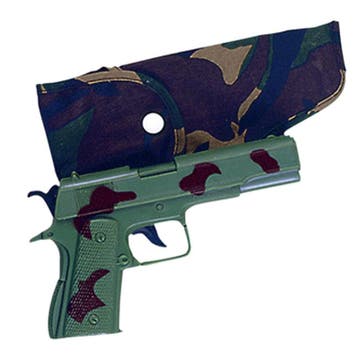 Carnaval/ verkleed pistool camouflage kleur volwassenen - .., Ophalen of Verzenden, Nieuw