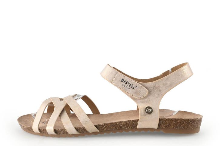 Mustang Sandalen in maat 42 Goud, Kleding | Dames, Schoenen, Overige kleuren, Zo goed als nieuw, Sandalen of Muiltjes, Verzenden