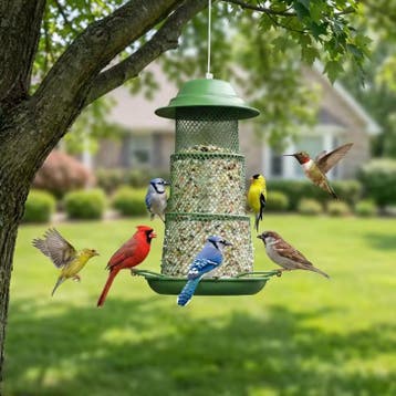 Uitschuifbare Metalen Vogelvoeder – Hangend voor Buiten, Dieren en Toebehoren