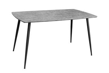 Eettafel APARTMENT 140 cm, grijze steenlook met zwart, Ophalen of Verzenden, Nieuw