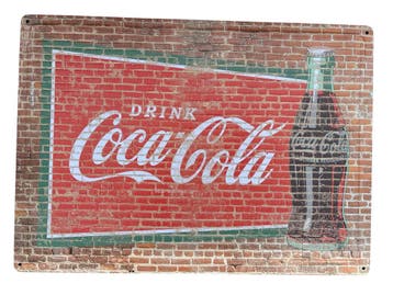 CocaCola - Uitgebreide collectie metalen wandplaten, Ophalen of Verzenden, Nieuw, Reclamebord