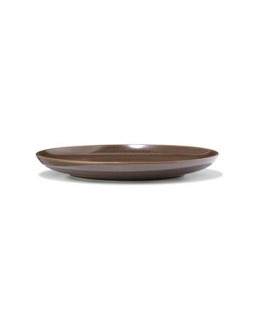 HEMA Ontbijtbord Ø21cm Puur aardewerk donkerbruin, Verzenden, Nieuw