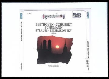 Peter Anders Lieder Beethoven Schubert Schumann Strauss Tsch, Verzenden, Nieuw in verpakking