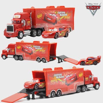 Disney Pixar Cars Vrachtwagen & Auto Set: Lightning McQueen,, Verzenden, Nieuw