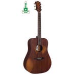 Bromo BAR1HM Dreadnought – Volledig Massief Mahonie, Abalone, Muziek en Instrumenten, Ophalen of Verzenden, Nieuw