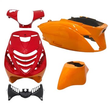 Kappenset – Piaggio Zip – 5-delig - met SP neus – Malossi, Ophalen of Verzenden, Nieuw