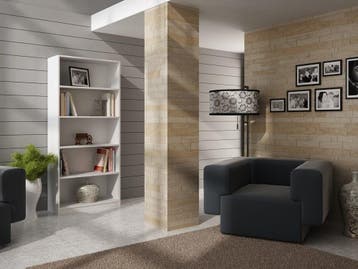 Boekenkast  wit 60 cm breed (Boekenkasten, Woonkamer), Huis en Inrichting, Kasten | Boekenkasten, Verzenden, Nieuw, 50 tot 100 cm