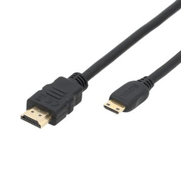 Mini HDMI naar HDMI kabel | Goobay | 1.5 meter, Verzenden, Nieuw