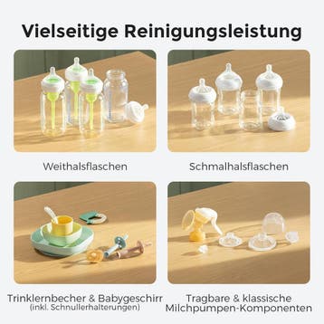 Momcozy KleanPal Pro babyflessenreiniger, sterilisator, drog, Verzenden, Zo goed als nieuw