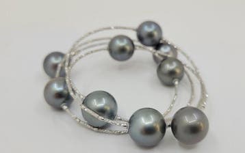 Armband - 18 karaat Witgoud, ALGT gecertificeerde, Sieraden, Tassen en Uiterlijk, Armbanden, Nieuw