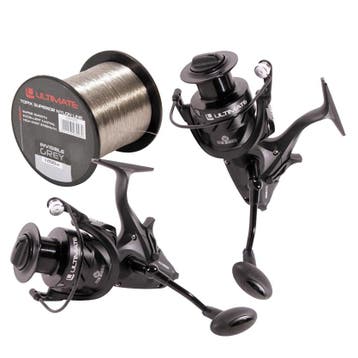 Ultimate ULX Carp 8000 - 2pcs combo with nylon, Verzenden, Nieuw