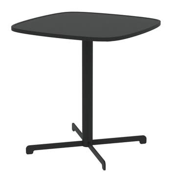 Bistrotafel Foggia tuin bartafel 70x70x75 cm antracietgrijs, Tuin en Terras, Verzenden, Nieuw