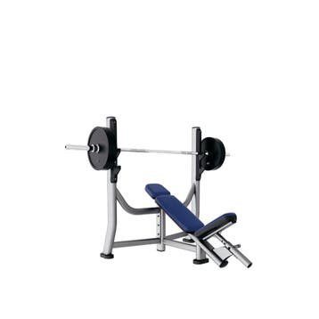 - Life Fitness Signature Olympic Incline Bench, Sport en Fitness, Ophalen of Verzenden, Zo goed als nieuw, Overige typen
