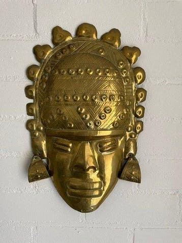 Decoratief Tribaal masker - Colombia (Zonder minimumprijs), Antiek en Kunst