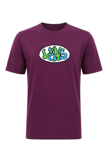 Vans T-shirt in maat S Paars, Verzenden, Zo goed als nieuw, Overige kleuren, Vans