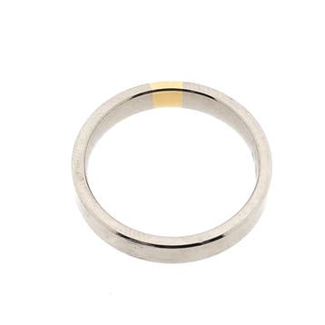 Bicolor gouden ring, Sieraden, Tassen en Uiterlijk, Ringen, Gebruikt, 20 of groter, Ophalen of Verzenden, Dame of Heer