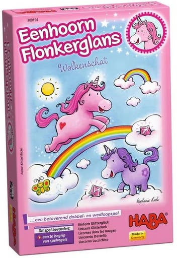 Eenhoorn Flonkerglans - De Wolkenschat | Haba -, Verzenden, Nieuw