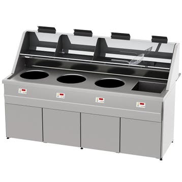 Friteuse | SANTANA | Propaangas | 13+18+18+18L | 67kW |, Verzenden, Nieuw in verpakking