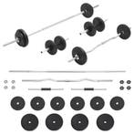 vidaXL Halterset 30 kg, Sport en Fitness, Verzenden, Nieuw