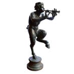 sculptuur, Pan Con Pifferi - 71 cm - Brons