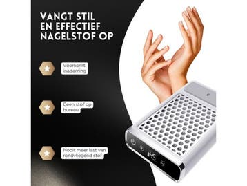 Beeperfect® Nail Dust Collector - Nagelstofafzuiger -, Verzenden, Nieuw