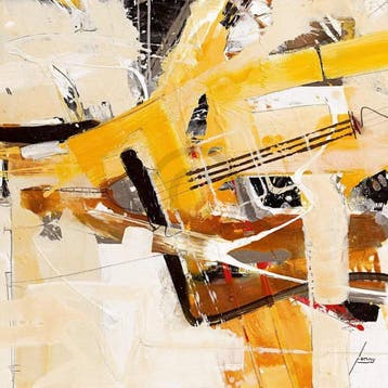 Kunstdruk Norbert Mayer - Nachricht an die Sonne 70x70cm, Verzenden, Nieuw