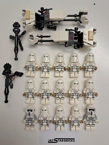 Lego Minifiguur - Star Wars - Hoth Snowtroopers en Scout, Nieuw