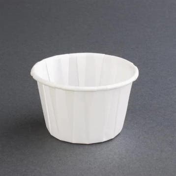 Recyclebare papieren sauspotten medium 2oz | (pak van 250), Verzenden
