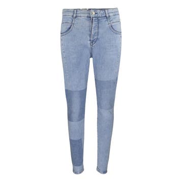MAC • blauwe jeans Boyfit button • 34, Kleding | Dames, MAC, Verzenden, Nieuw, Blauw