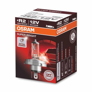 Osram R2 Halogeenlamp 12V 60/55W P45t Super Bright Premium, Auto-onderdelen, Ophalen of Verzenden, Nieuw
