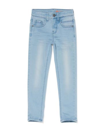 HEMA Kinder skinny jogdenim lichtblauw 3=40% / 2=30%, Verzenden, Nieuw