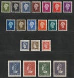 Nederland 1946/1948 - 3 complete series Koningin Wilhelmina, Postzegels en Munten, Postzegels | Nederland, Gestempeld