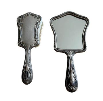 Gorham Sterling - Handspiegel (2) - .925 zilver, Antiek en Kunst