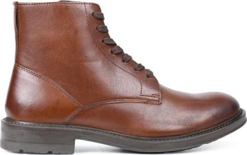 PS Poelman - maat 45- Heren - Laren Cognac Leren Veter Laars, Verzenden, Nieuw